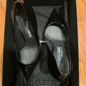 Dolce & Gabbana Shiny Black Pumps